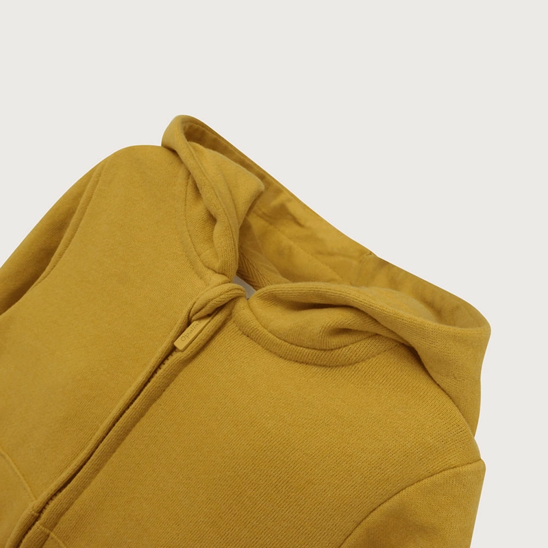 POLERON CON GORRO AMARILLO DE  NIÑO OPALINE - 8