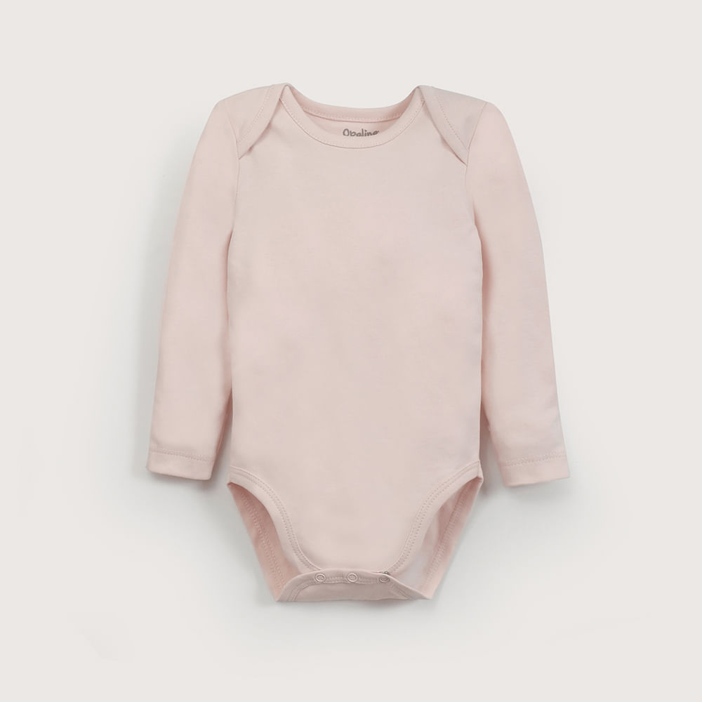 PACK DE 2 BODYS ALGODON ROSADO DE NIÑA OPALINE - 3