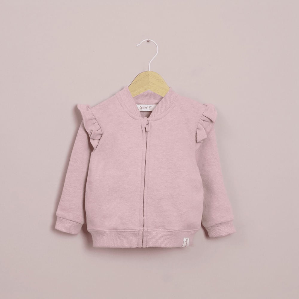 POLERON ROSADO DE NIÑA OPALINE - 1