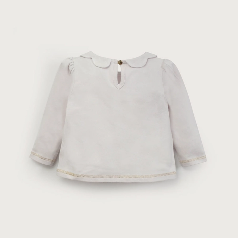 POLERA MANGA LARGA LILA DE NIÑA OPALINE - 5