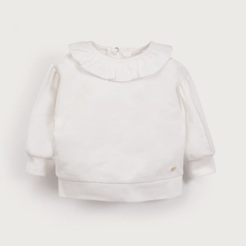 POLERON BLANCO DE NIÑA OPALINE - 2