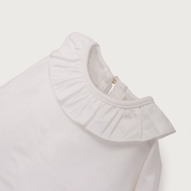 POLERON BLANCO DE NIÑA OPALINE - 4