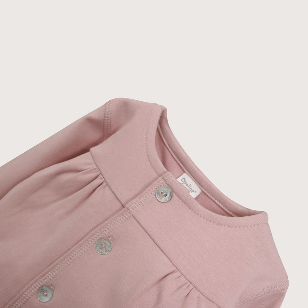 CONJUNTO CLINICA ROSADO DE BEBE  NIÑA OPALINE - 5