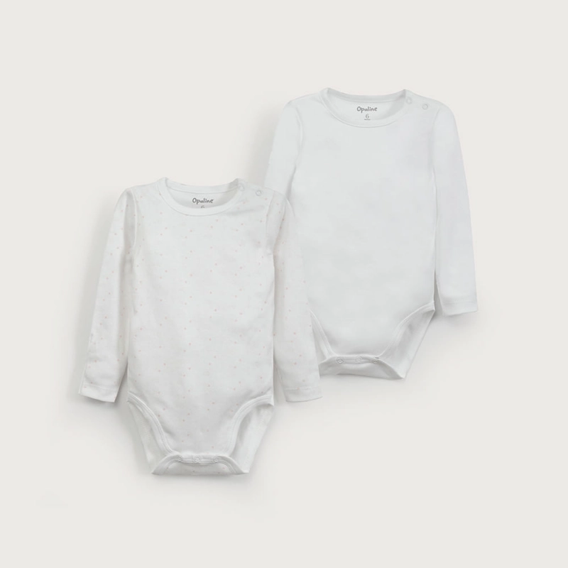 PACK DE 2 BODYS ALGODON NIÑA OPALINE - 2