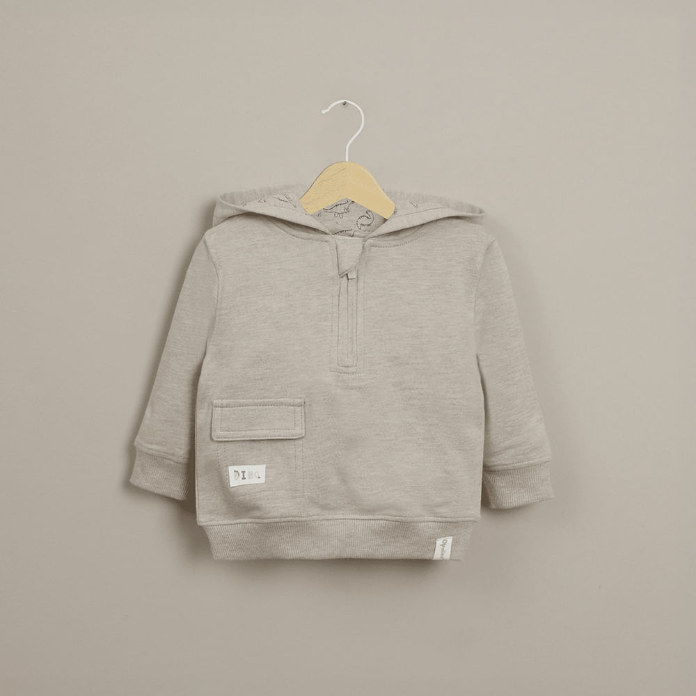 POLERON BEIGE DE NIÑO OPALINE - 1