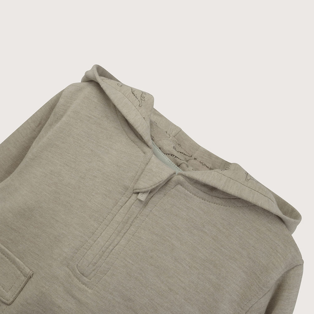 POLERON BEIGE DE NIÑO OPALINE - 4