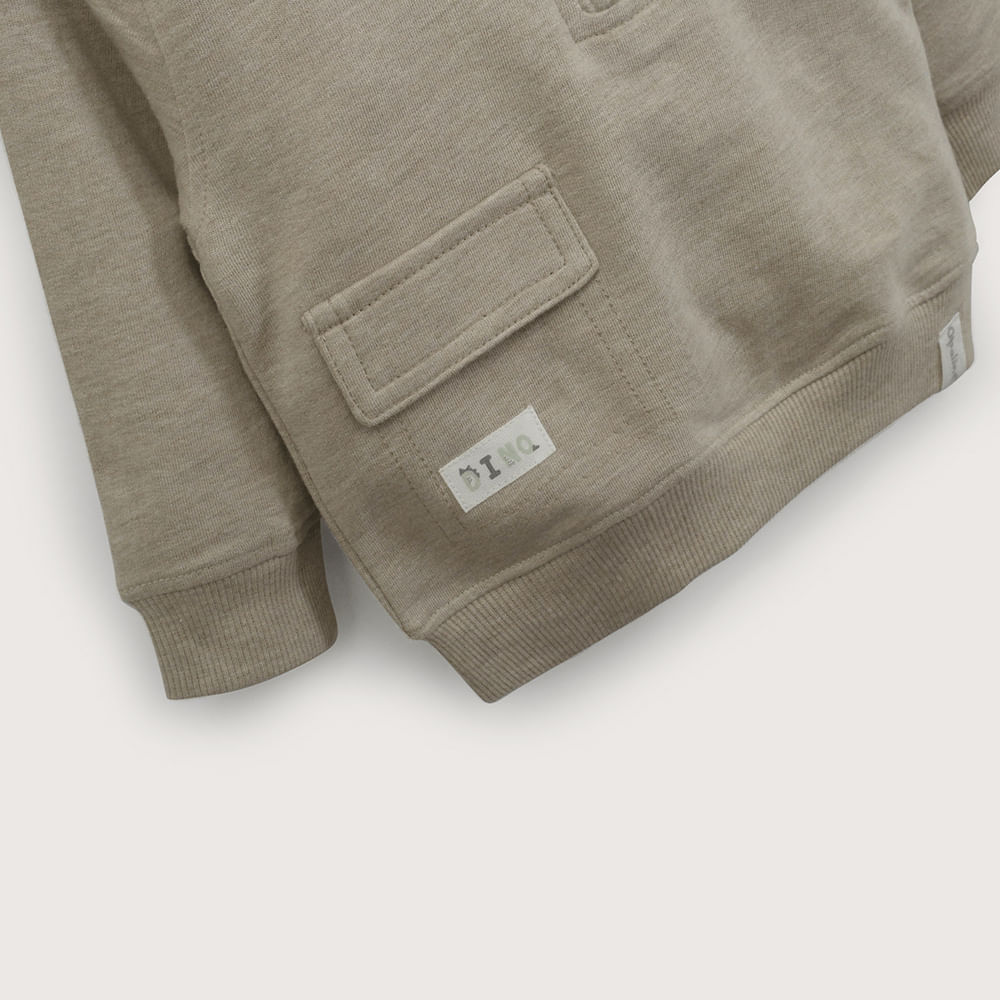 POLERON BEIGE DE NIÑO OPALINE - 5