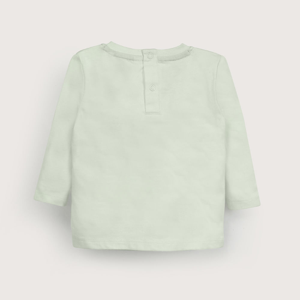 POLERA MANGA LARGA VERDE DE NIÑO OPALINE - 6