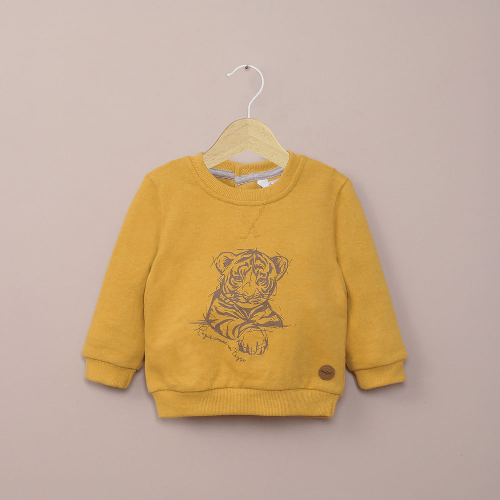 POLERON AMARILLO DE  NIÑO OPALINE - 1