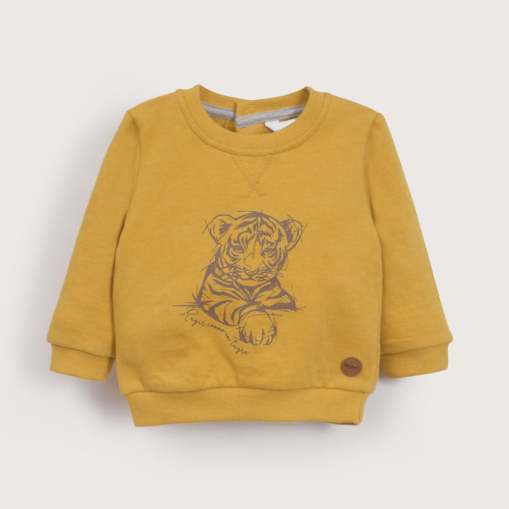 POLERON AMARILLO DE  NIÑO OPALINE - 2