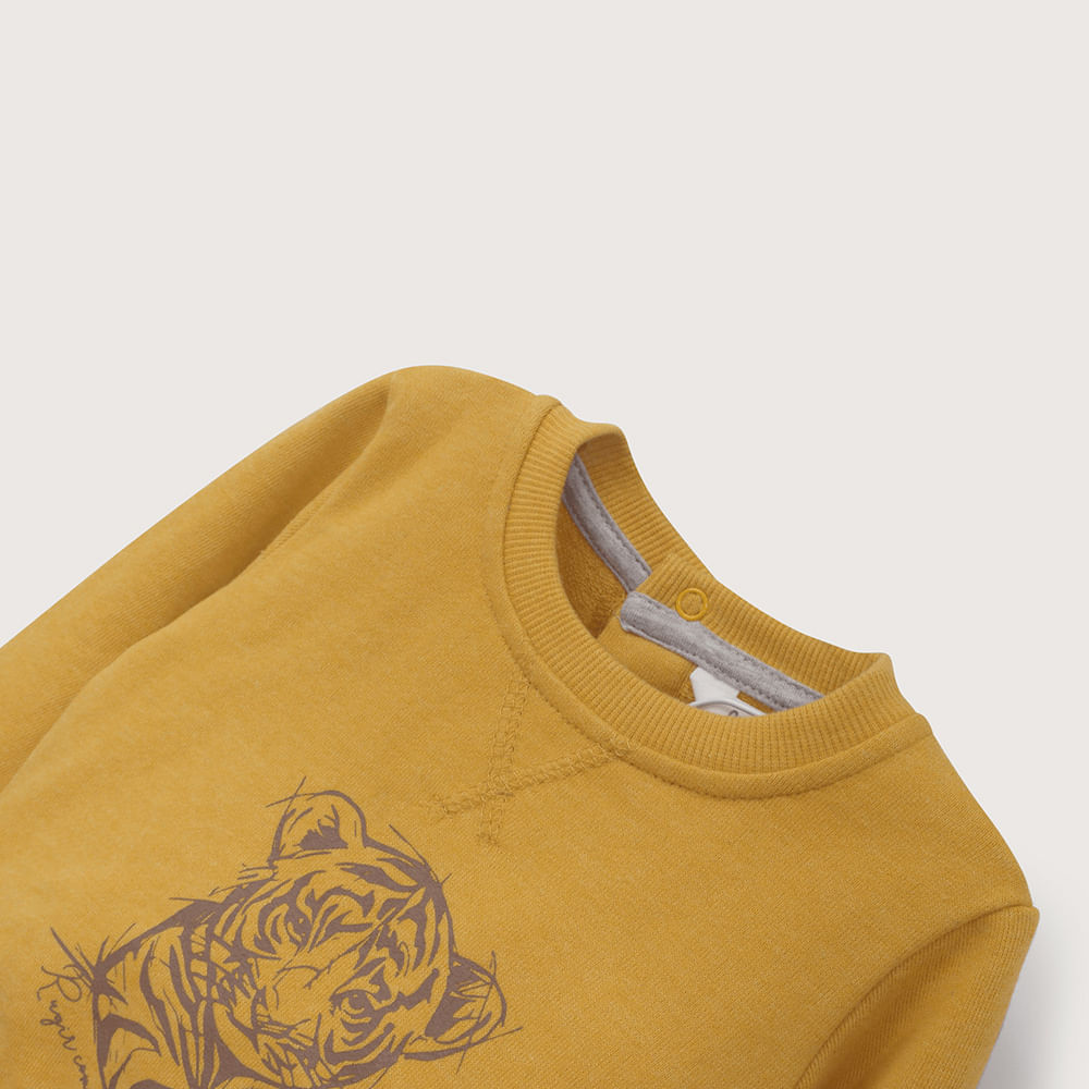 POLERON AMARILLO DE  NIÑO OPALINE - 8