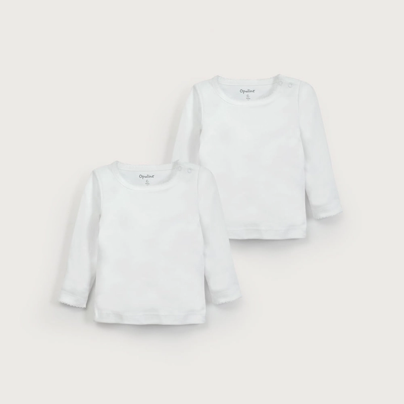 CAMISETA AJUAR BLANCO UNISEX OPALINE - 2
