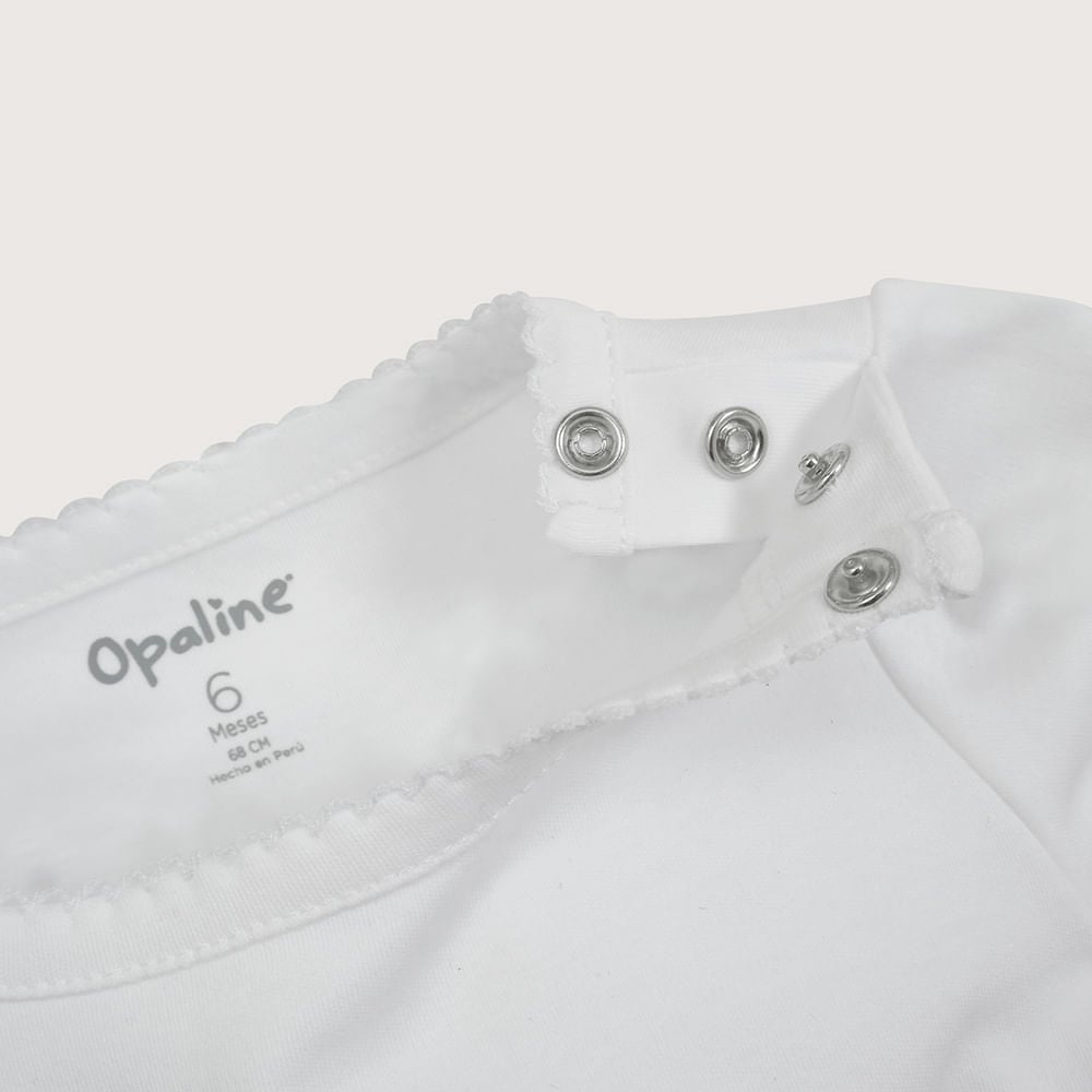 CAMISETA AJUAR BLANCO UNISEX OPALINE - 8