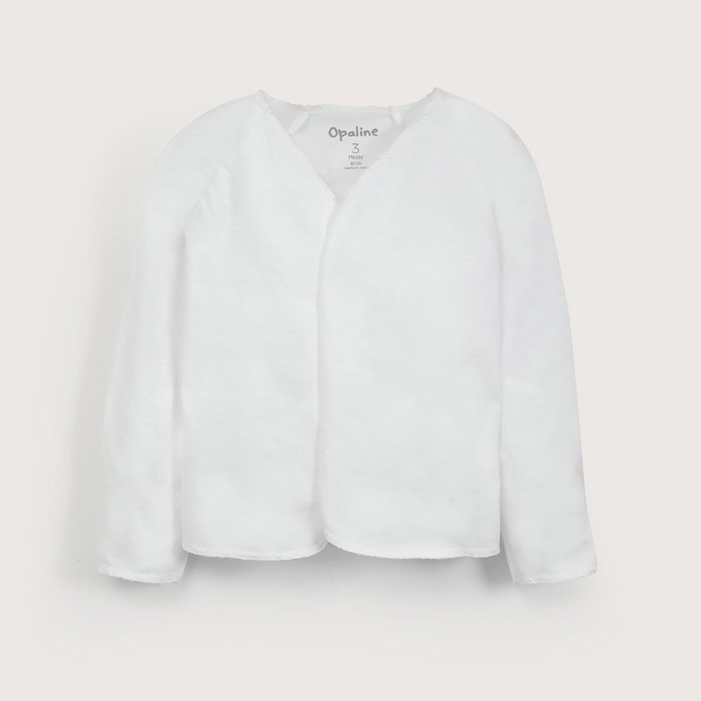 PACK DE 2 CAMISETAS GUANTE BLANCAS BEBE OPALINE - 5