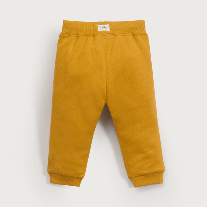 PANTALON DE BUZO AMARILLO DE  NIÑO OPALINE - 3