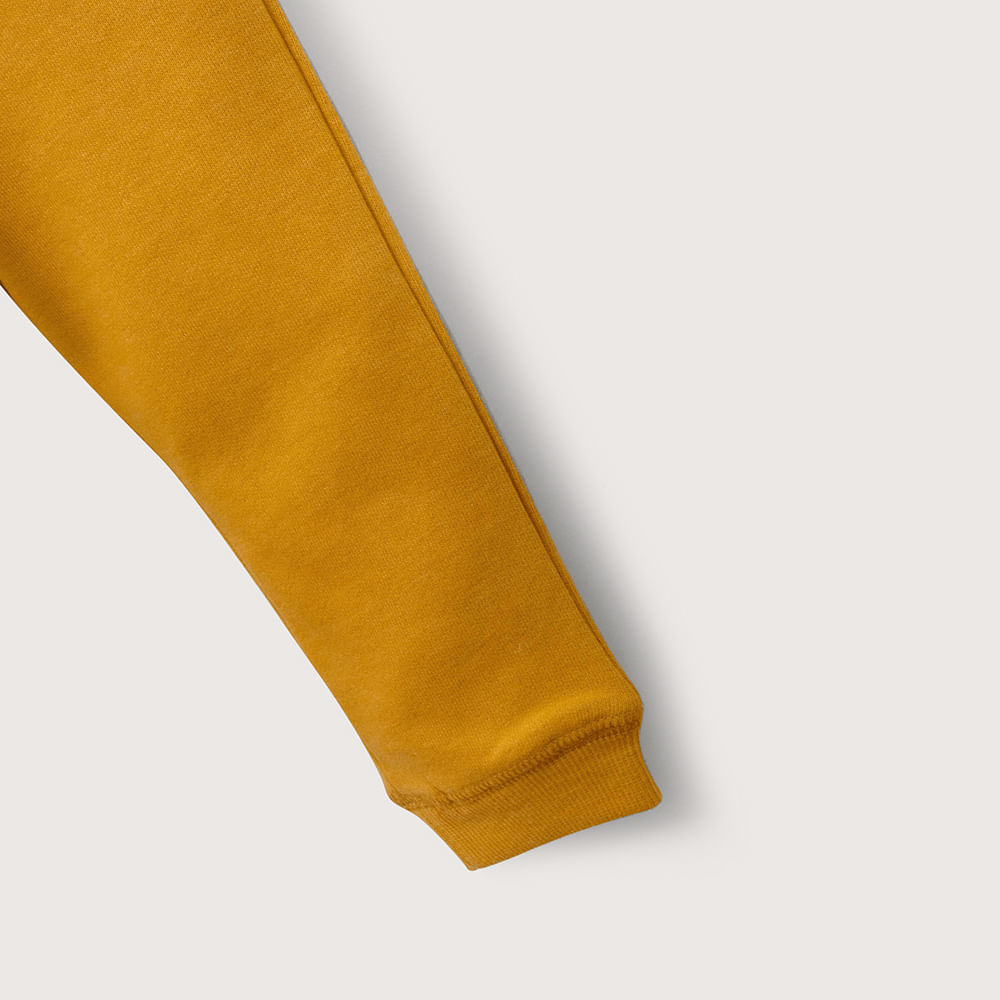 PANTALON DE BUZO AMARILLO DE  NIÑO OPALINE - 5