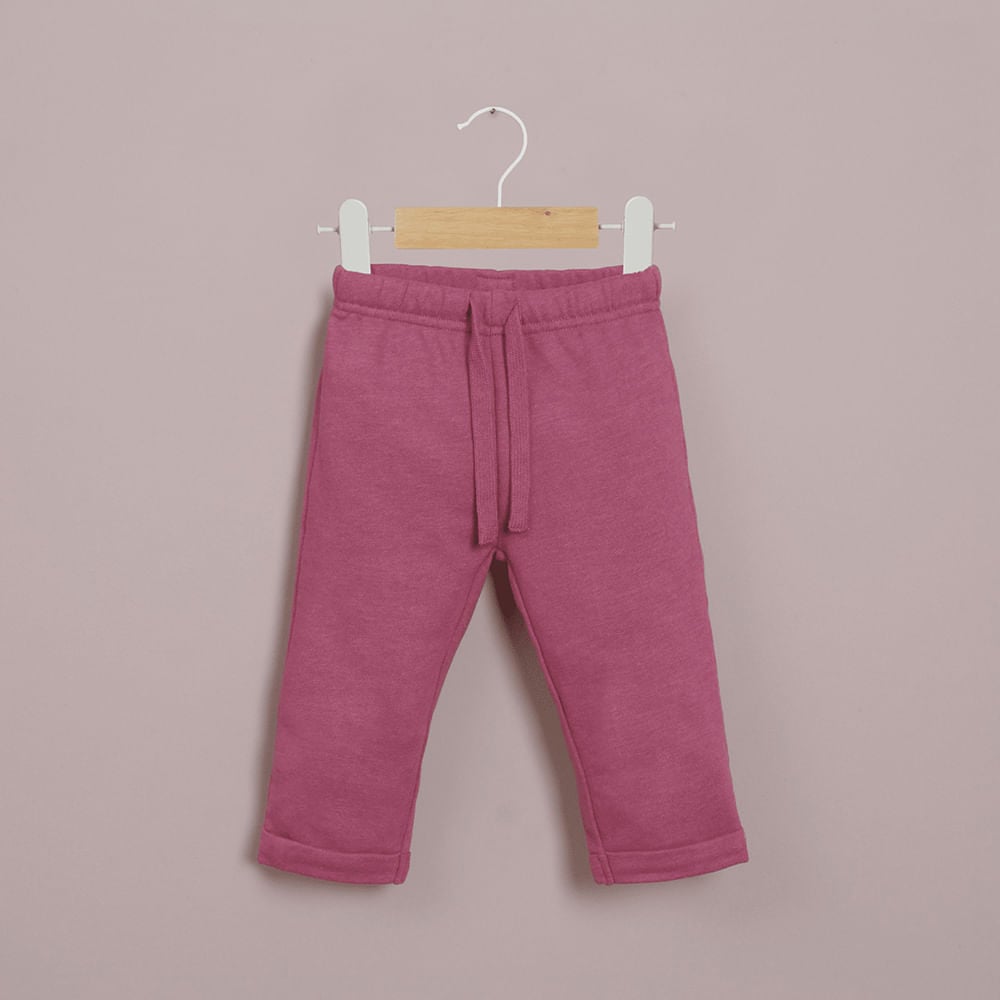 PANTALON DE BUZO BURDEO DE NIÑA OPALINE - 1