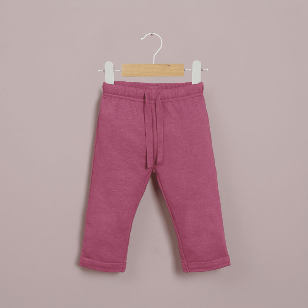 PANTALON DE BUZO BURDEO DE NIÑA OPALINE - 1