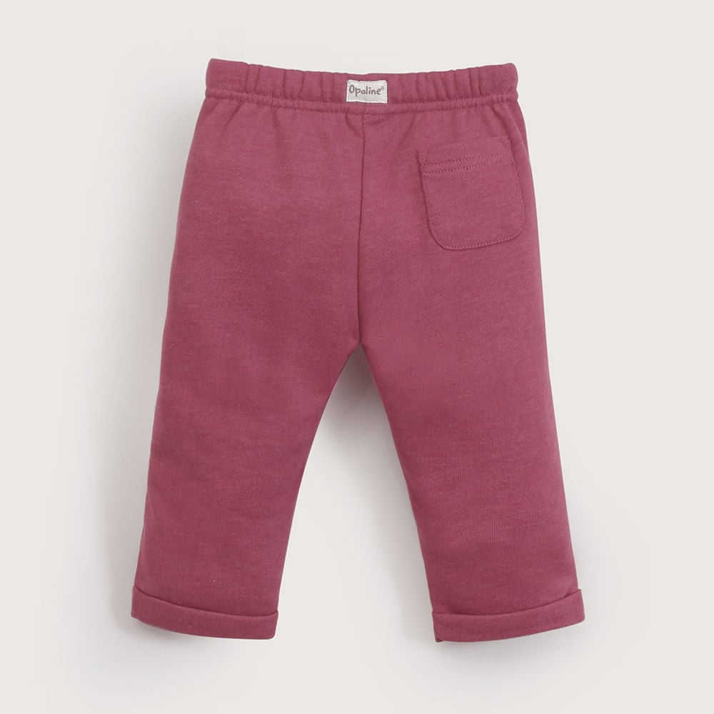 PANTALON DE BUZO BURDEO DE NIÑA OPALINE - 3