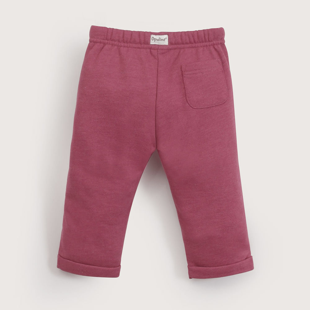PANTALON DE BUZO BURDEO DE NIÑA OPALINE - 6