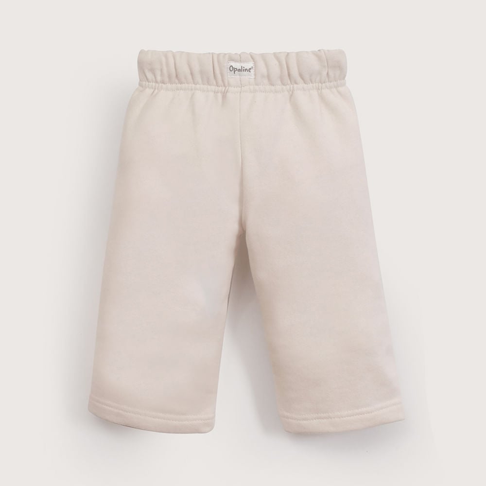 PANTALON DE BUZO CREMA DE NIÑA OPALINE - 3