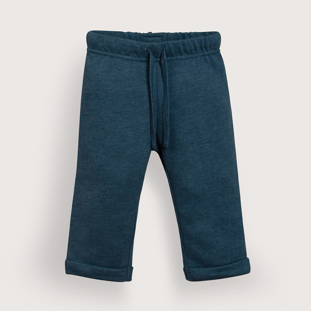 PANTALON DE BUZO AZUL DE NIÑO OPALINE - 2