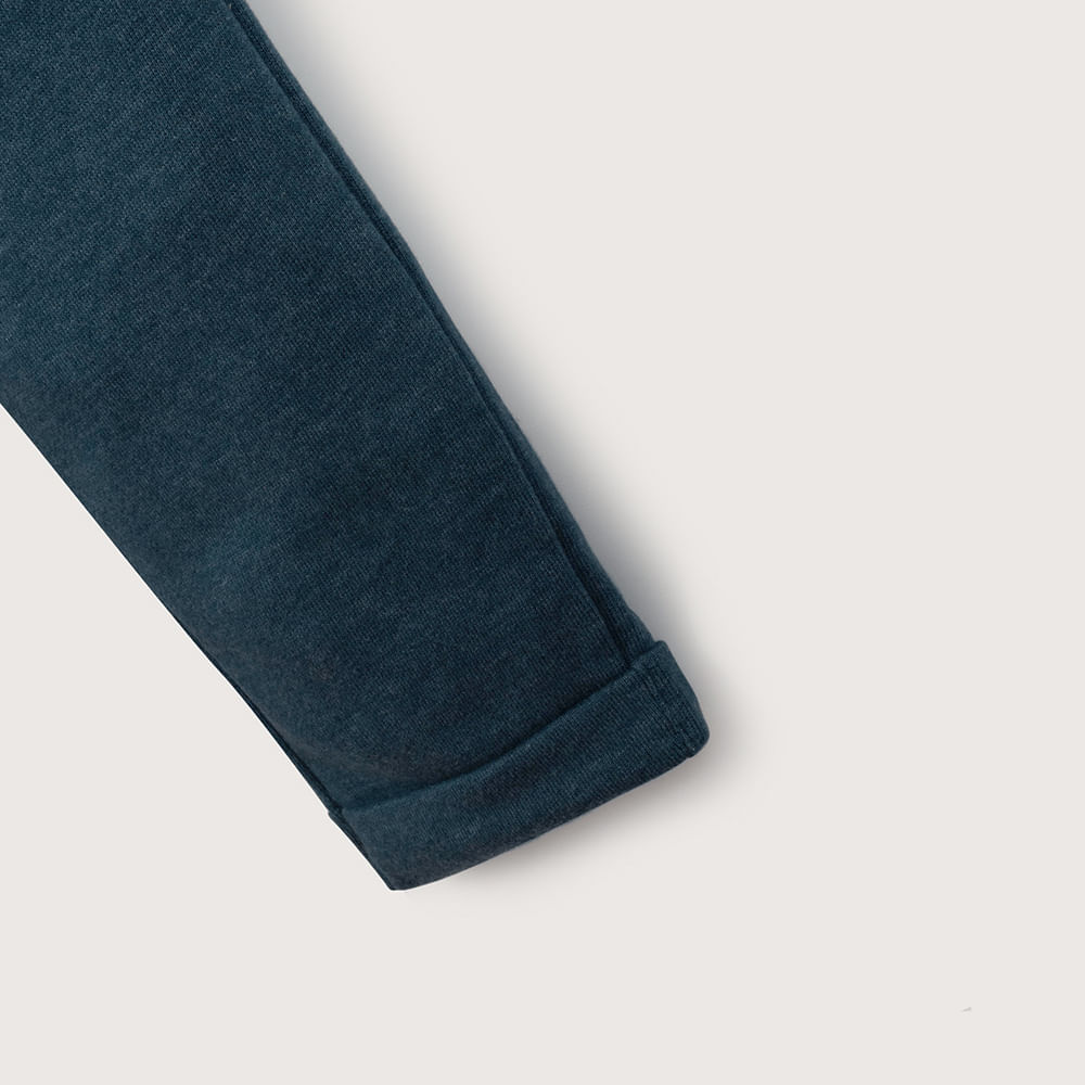 PANTALON DE BUZO AZUL DE NIÑO OPALINE - 5
