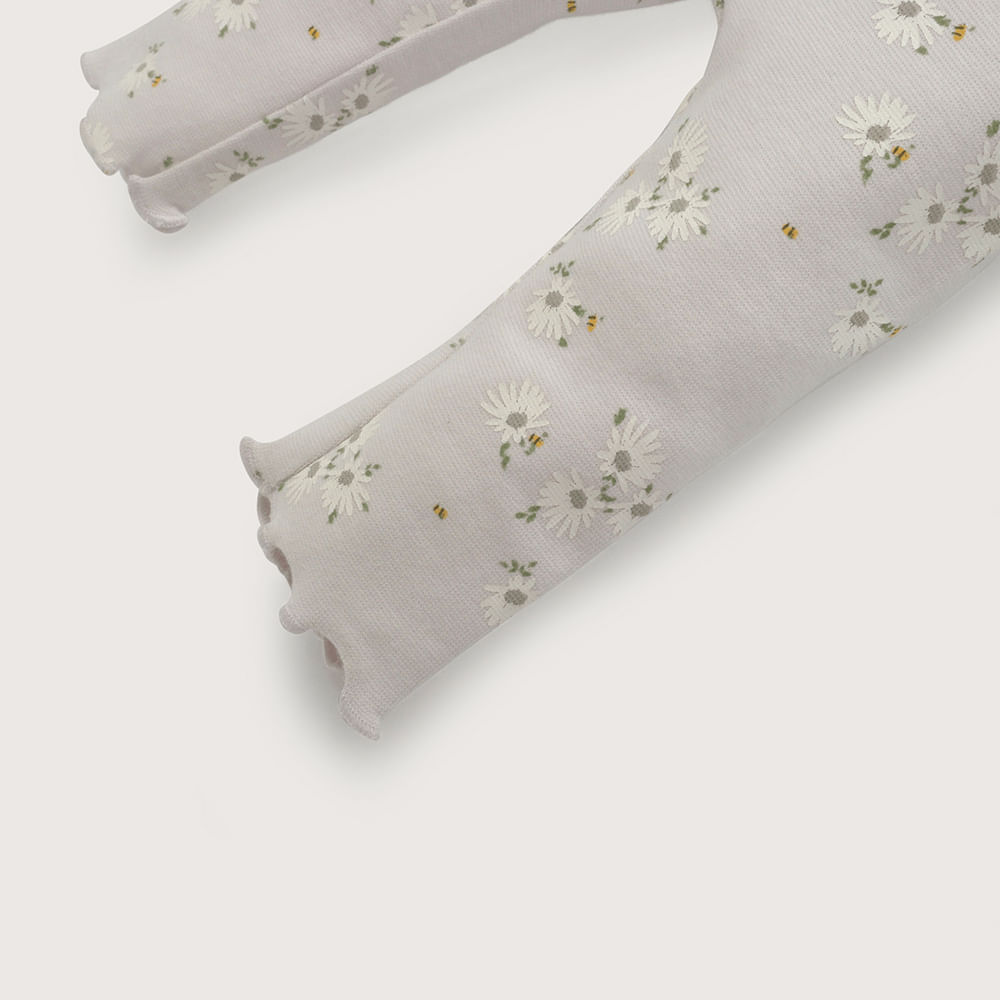 CALZA LILA DE BEBE  NIÑA OPALINE - 5