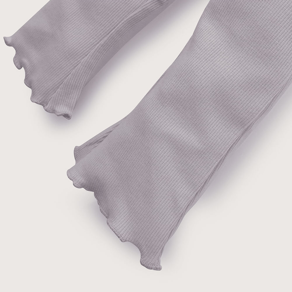 CALZA FLARE LILA DE NIÑA OPALINE - 5