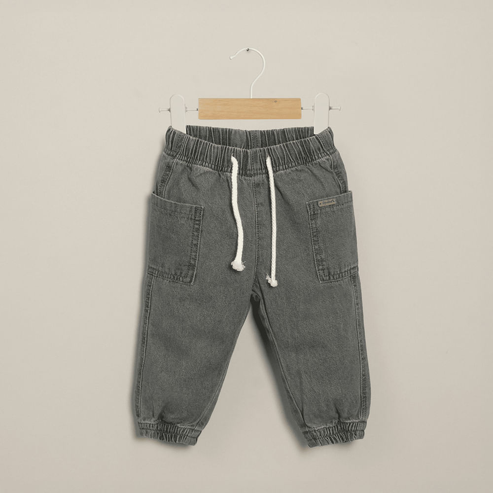 JEANS JOGGER GRAFITO DE NIÑO OPALINE - 1