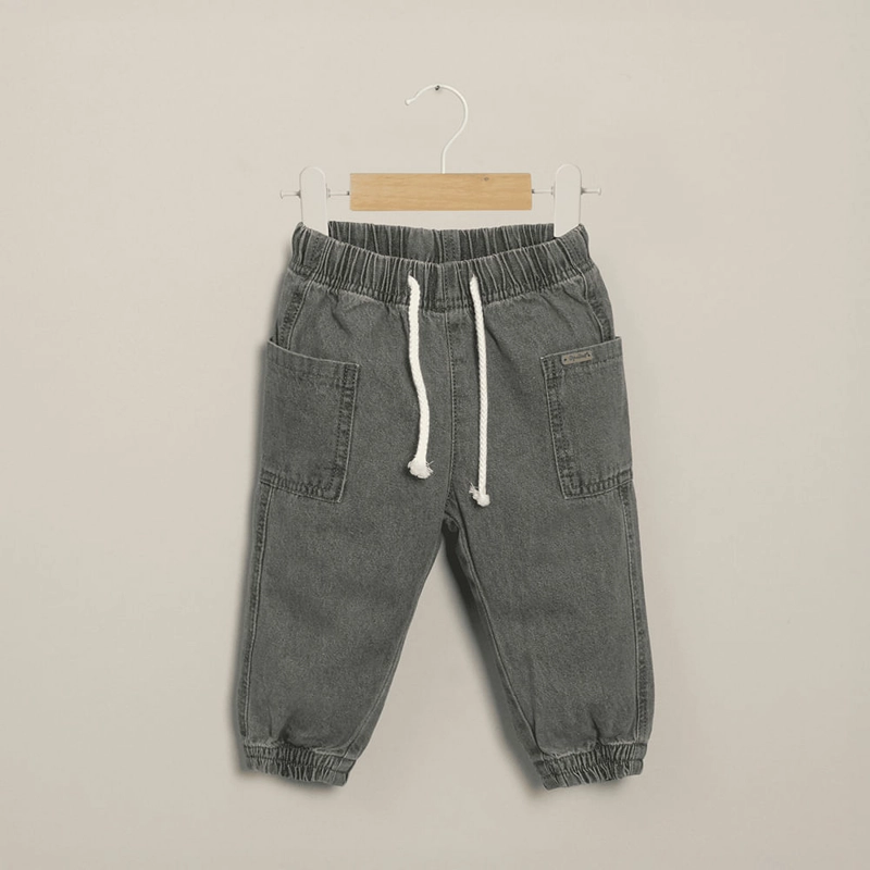 JEANS JOGGER GRAFITO DE NIÑO OPALINE - 1