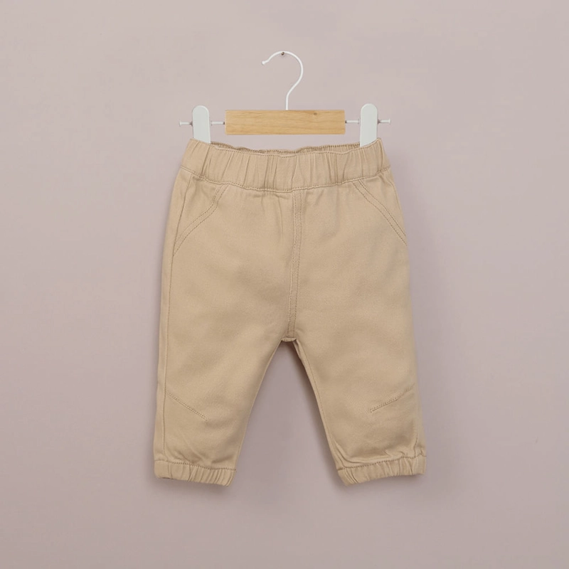 PANTALON BEIGE DE BEBE NIÑO OPALINE - 1