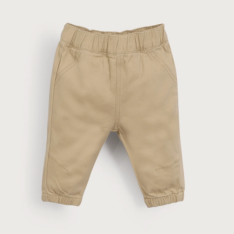 PANTALON BEIGE DE BEBE NIÑO OPALINE - 2