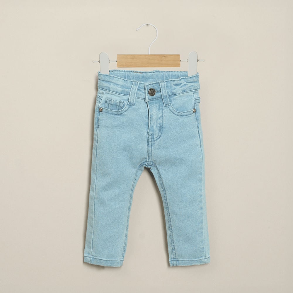 JEANS RECTO AZUL DE NIÑA OPALINE - 1