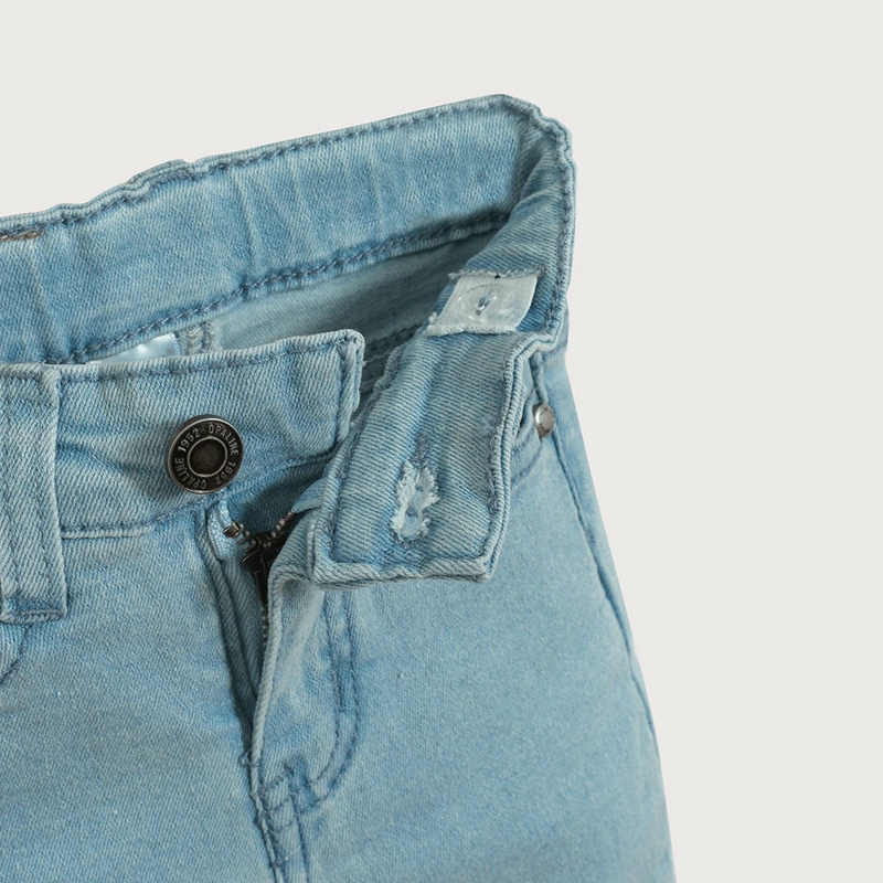 JEANS RECTO AZUL DE NIÑA OPALINE - 4