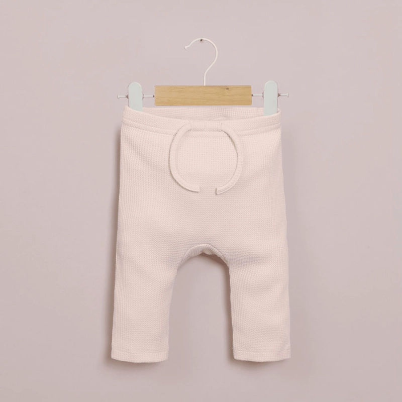 CALZA WAFFLE BEIGE DE BEBE  UNISEX OPALINE - 1
