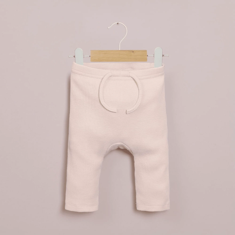 CALZA WAFFLE BEIGE DE BEBE UNISEX OPALINE - 1