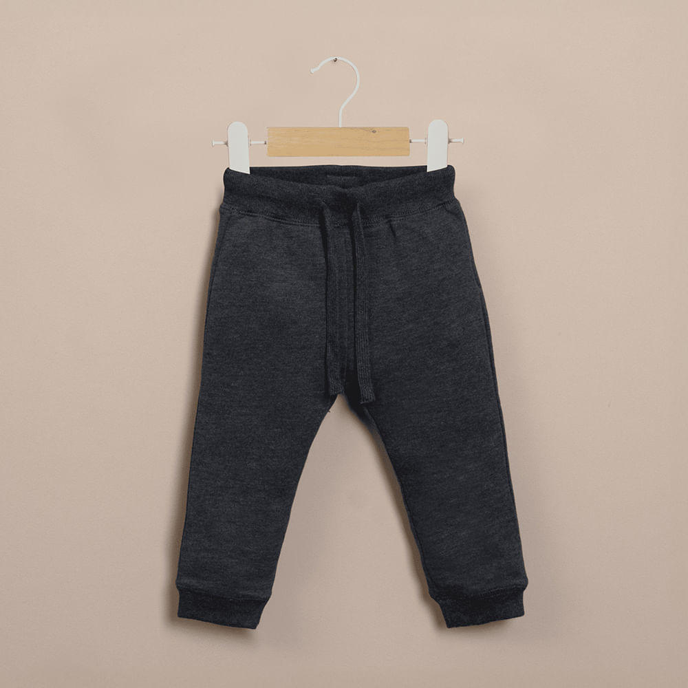PANTALON DE BUZO GRAFITO DE NIÑO OPALINE - 1