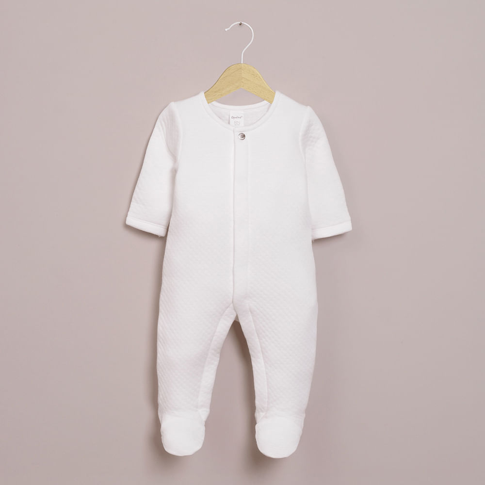 OSITO QUILTED BLANCO DE BEBE  UNISEX OPALINE - 1