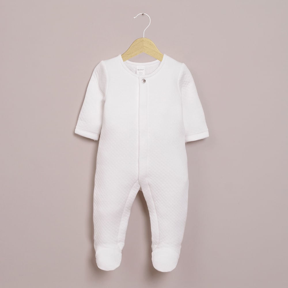 OSITO QUILTED BLANCO DE BEBE  UNISEX OPALINE - 1
