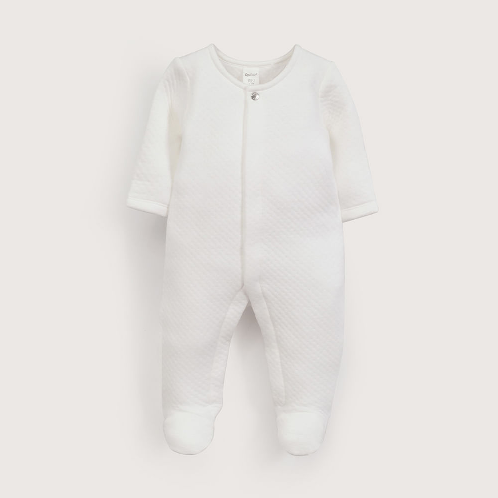 OSITO QUILTED BLANCO DE BEBE  UNISEX OPALINE - 2