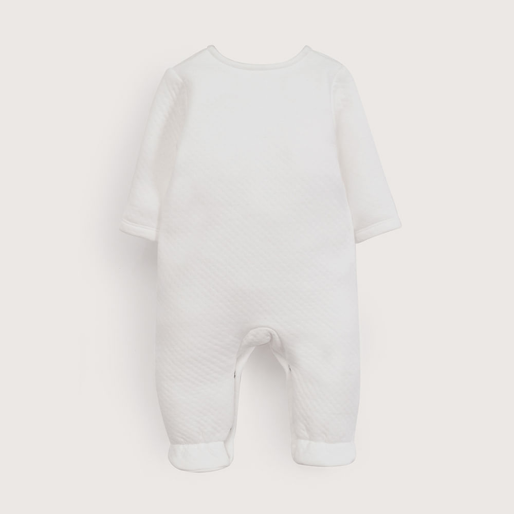 OSITO QUILTED BLANCO DE BEBE  UNISEX OPALINE - 5