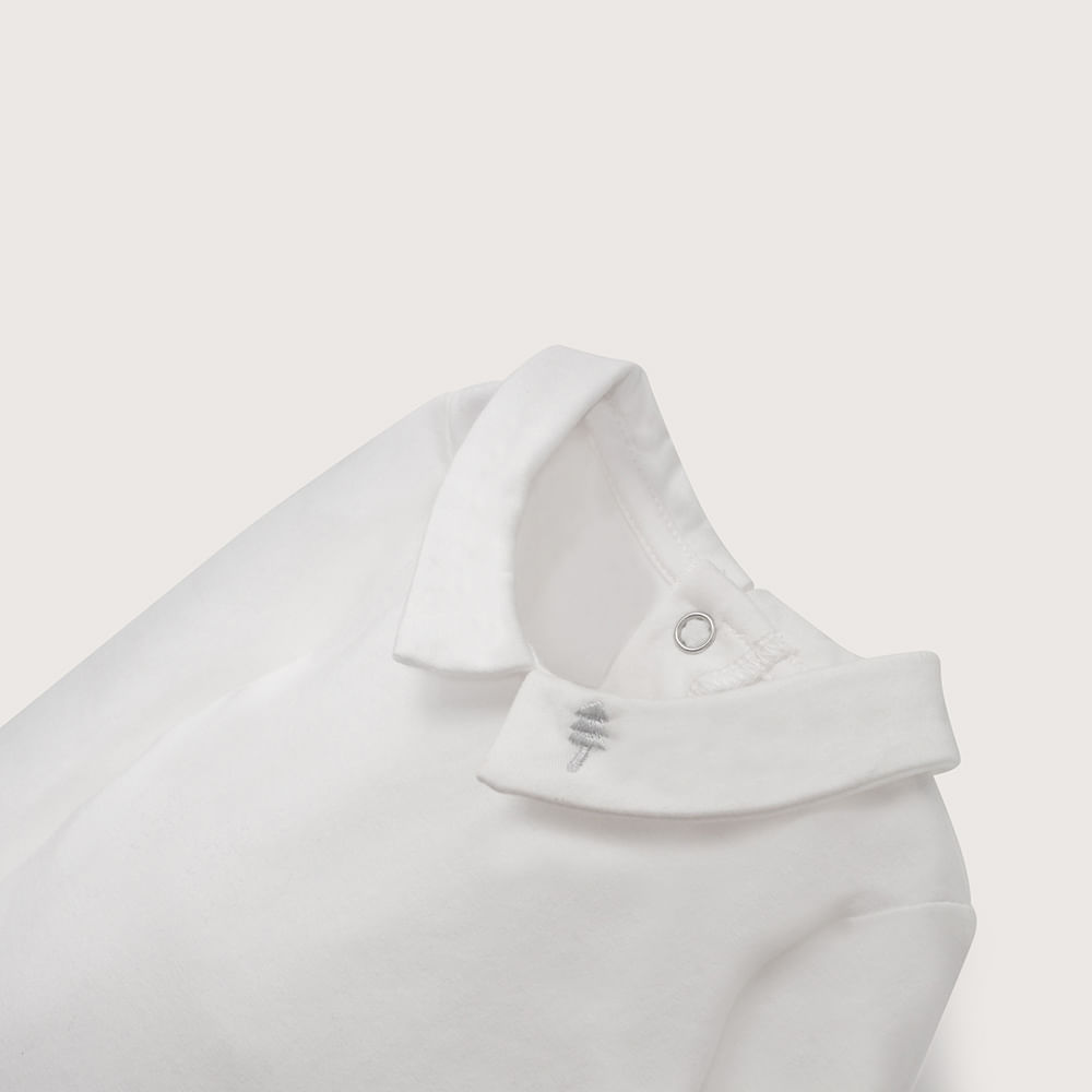 BODY BLANCO DE BEBE  NIÑO OPALINE - 4