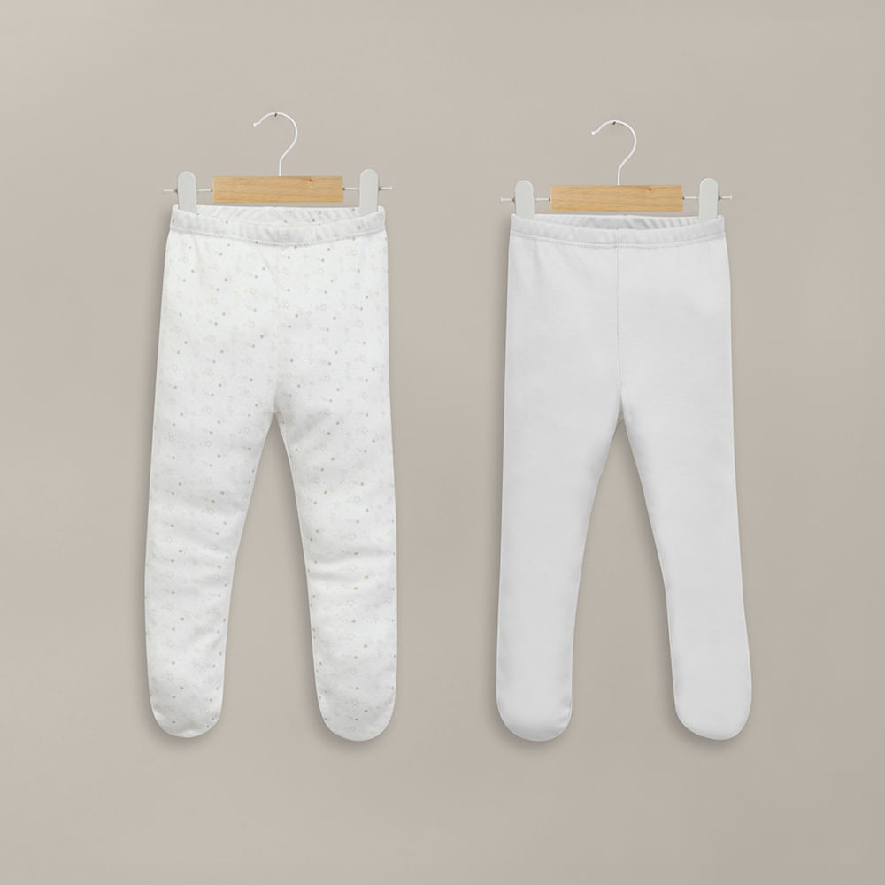 PACK DE 2 PANTY BALLERINA BLANCA UNISEX OPALINE - 1