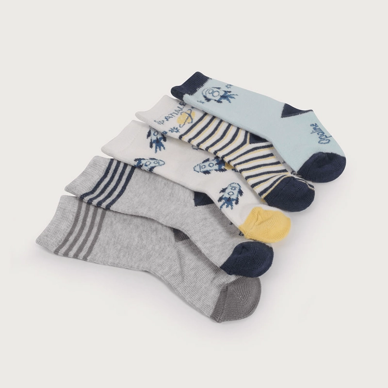 PACKDE 5 CALCETINES NIÑO OPALINE - 5