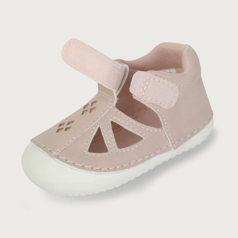 SANDALIA GATEADOR VELCRO ROSADA DE NIÑA OPALINE - 6