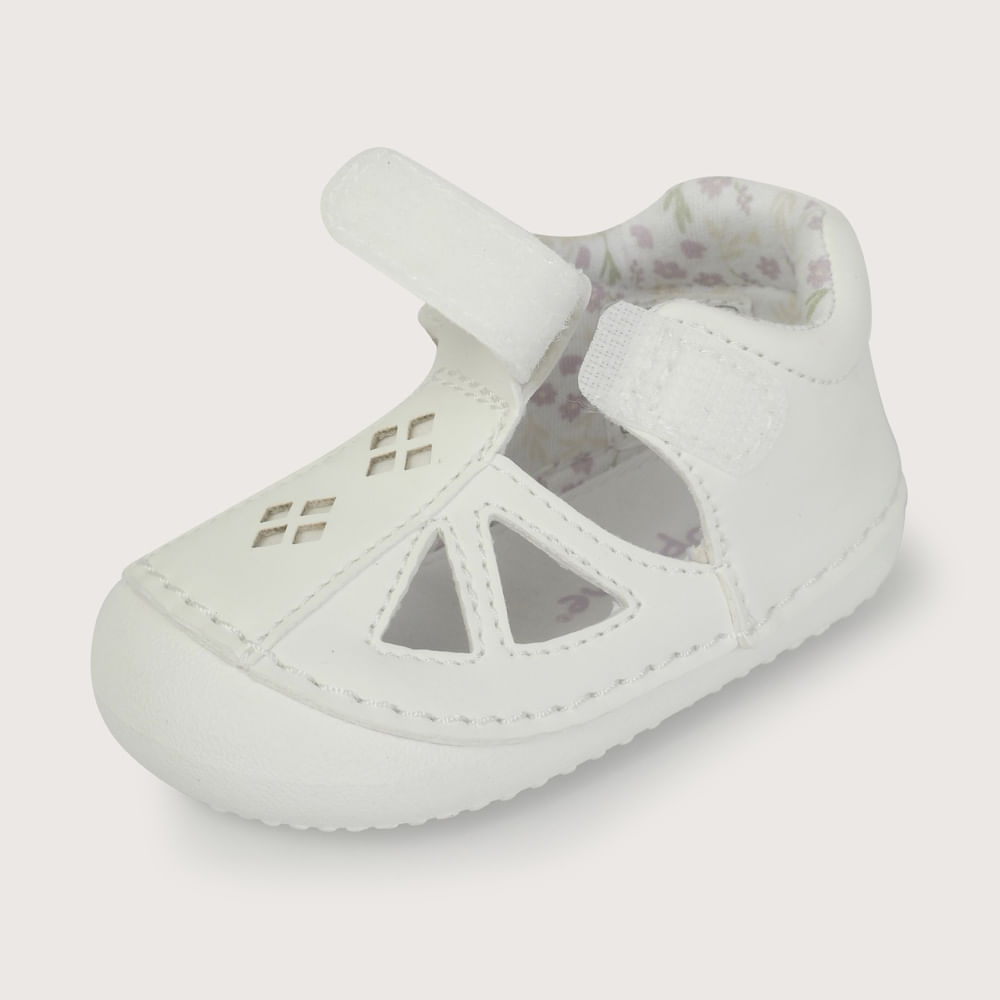 SANDALIA GATEADOR BLANCA DE NIÑA OPALINE - 6