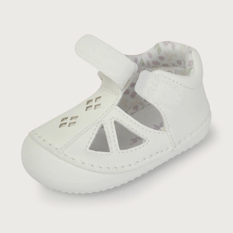 SANDALIA GATEADOR BLANCA DE NIÑA OPALINE - 6