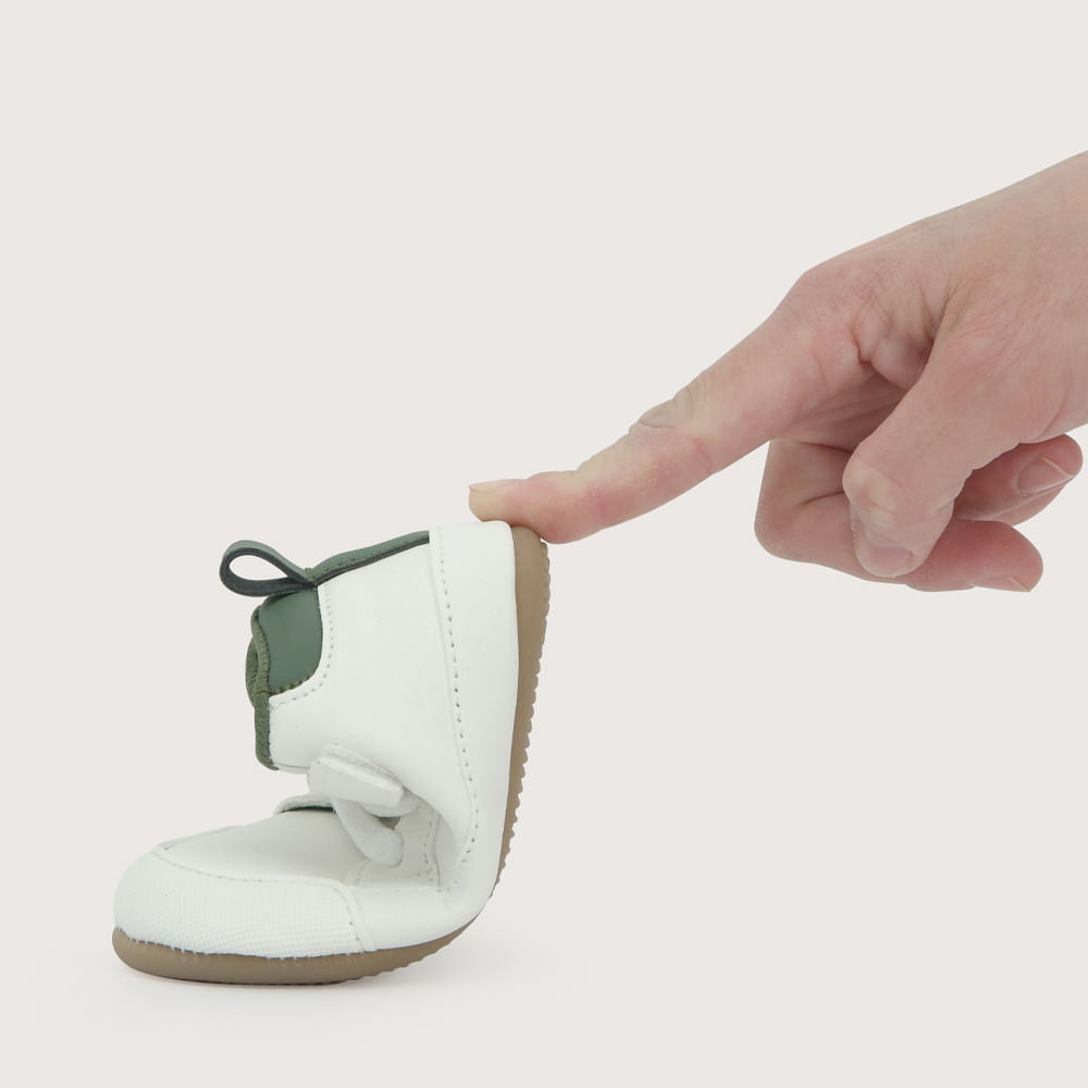 ZAPATILLA ULTRA FLEXIBLE BLANCA DE NIÑO OPALINE - 7