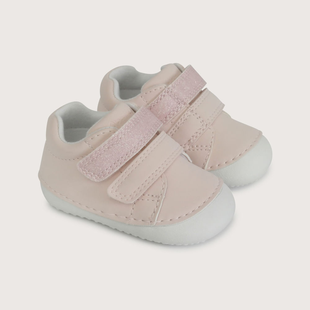 ZAPATILLA GATEADOR ROSADA DE NIÑA OPALINE - 1